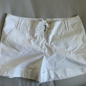 Express White Shorts